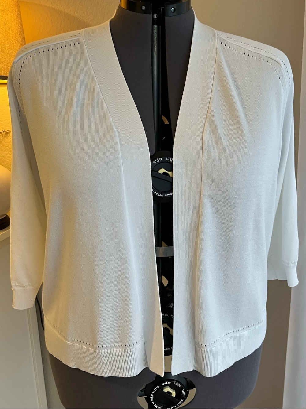 Lane Bryant Women's Open-Front Lightweight Smooth Knit Cardigan Sweater - Cream